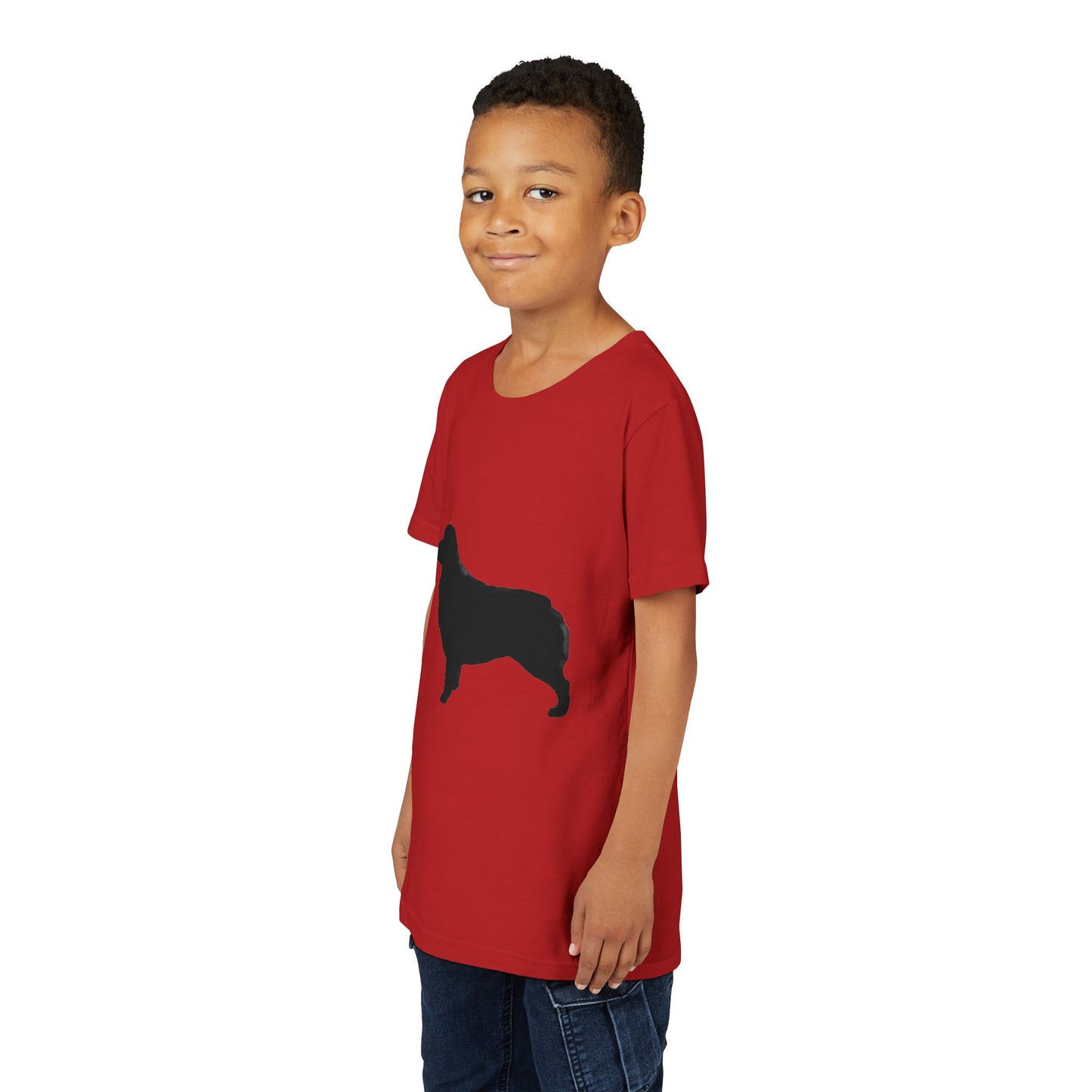 Aussie Silhouette Youth Unisex Short Sleeve Crewneck Tee