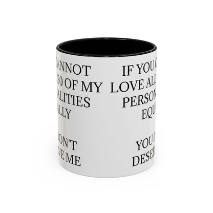 50 Personalities 2-Tone Coffee Mug
