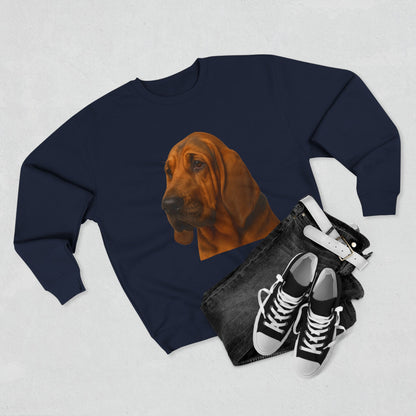 Bloodhound Head Unisex Crewneck Sweatshirt