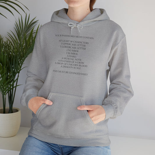 Password Unisex Hoodie
