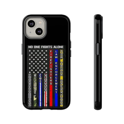 No One Fights Alone iPhone Case