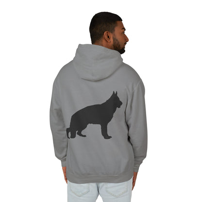 German Shepherd Silhouette Unisex Lightweight Hoodie