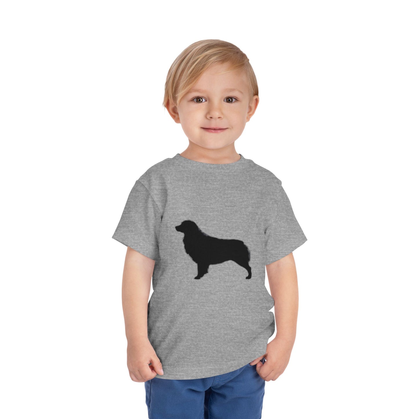 Aussie Silhouette Toddler Unisex Short Sleeve Crewneck Tee