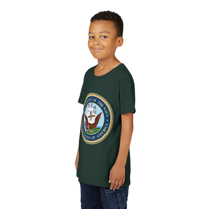 US Navy Youth Unisex Short Sleeve Crewneck Tee