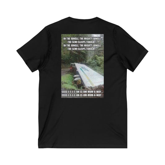 Semi Sleeps Unisex Short Sleeve V-Neck Tee