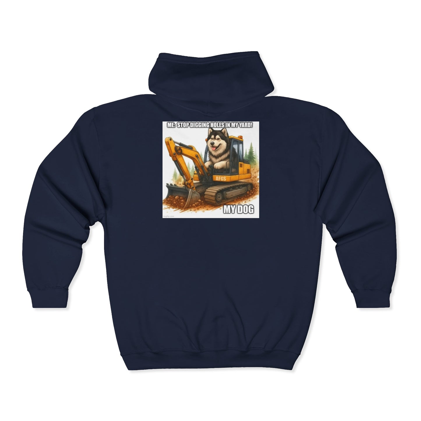 Digmaster Unisex Full Zip Hoodie