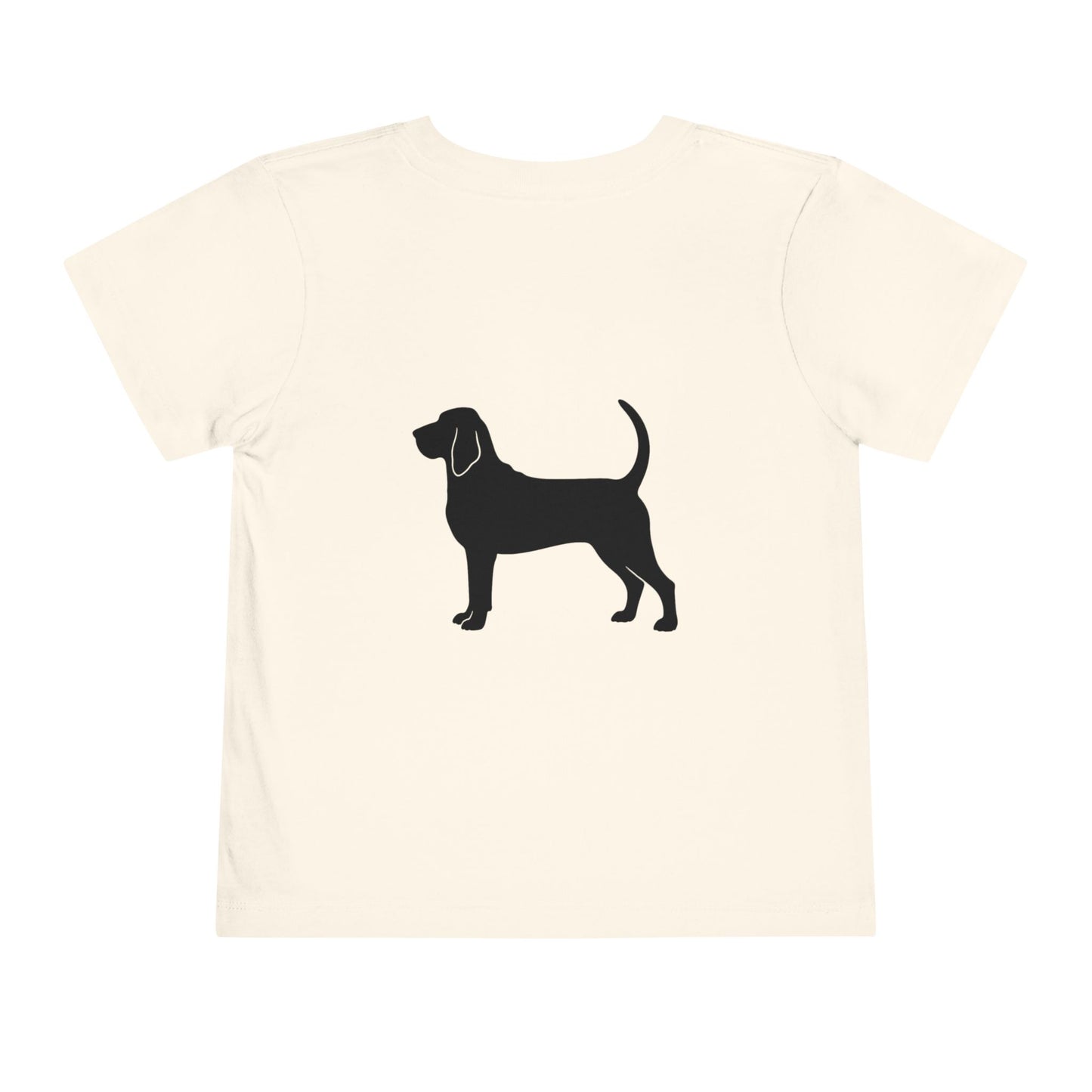 Bloodhound Silhouette Toddler Unisex Short Sleeve Crewneck Tee
