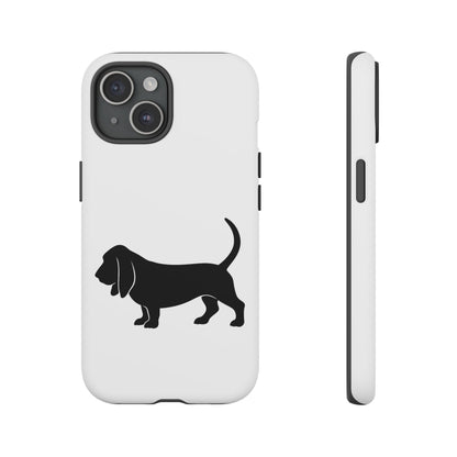 Basset Hound Silhouette iPhone Case