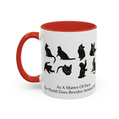 Matter Of Fact Cat 2-Tone Coffee Mug