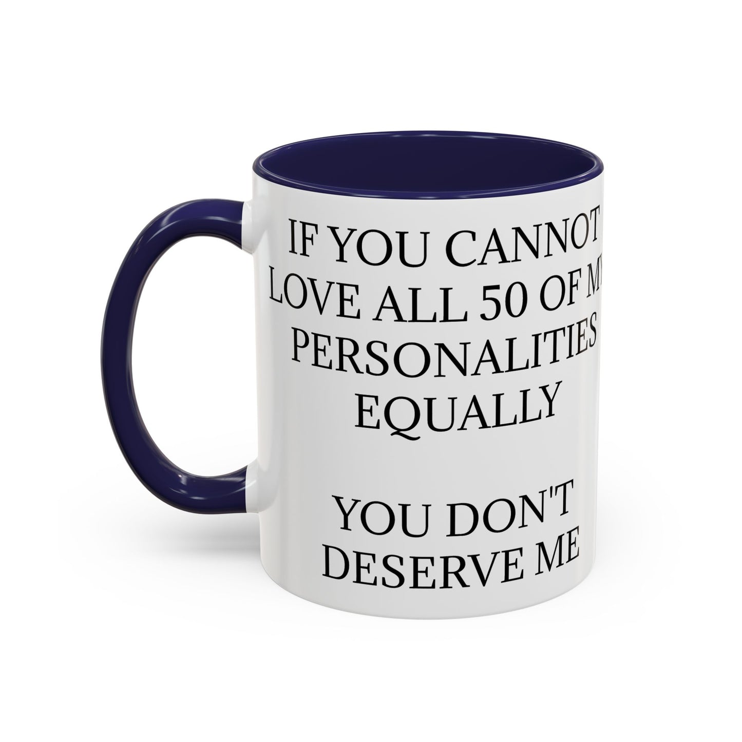 50 Personalities 2-Tone Coffee Mug