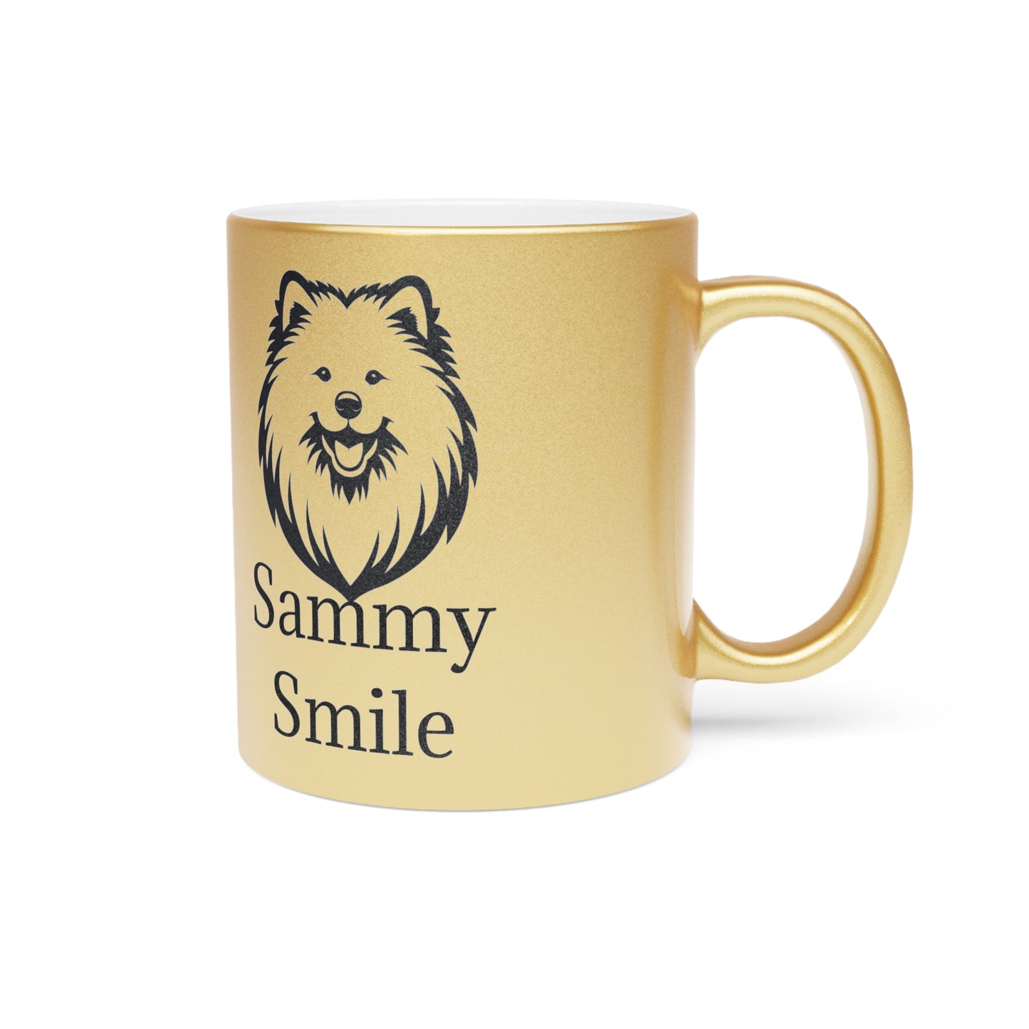 Sammy Smile Metallic Coffee Mug