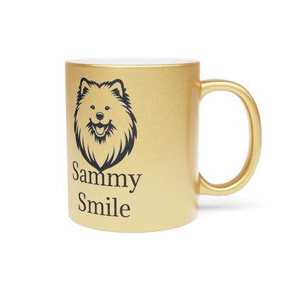 Sammy Smile Metallic Coffee Mug