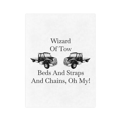 Wizard Of Tow Velveteen Microfiber Blanket