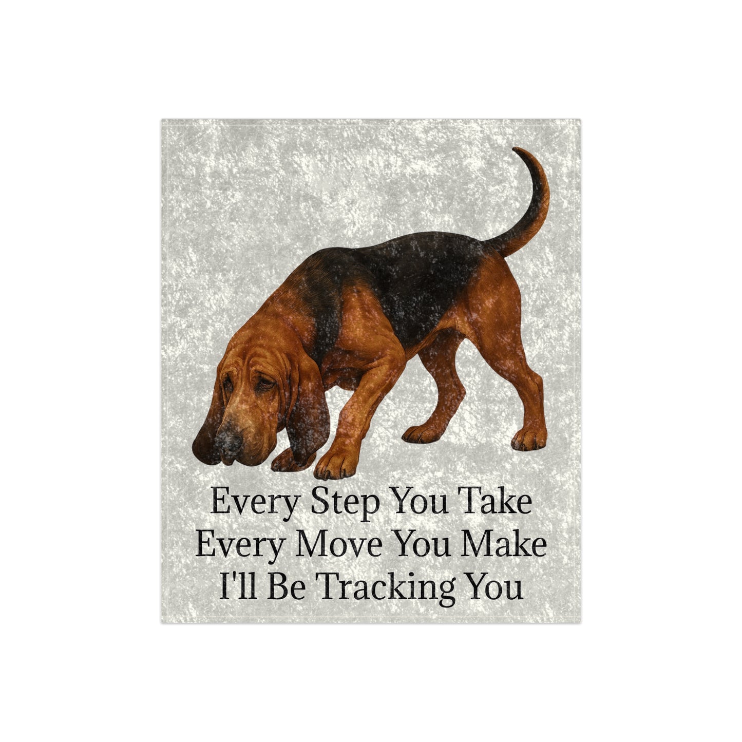 Tracking You Crushed Velvet Blanket
