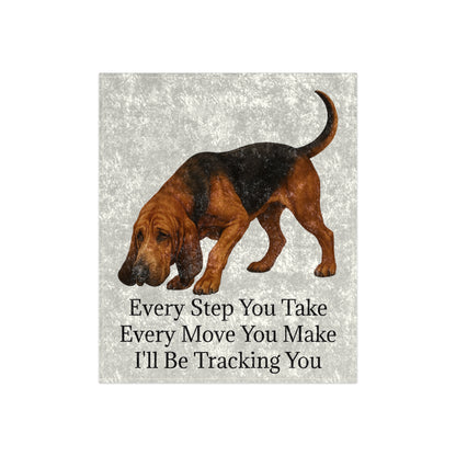 Tracking You Crushed Velvet Blanket