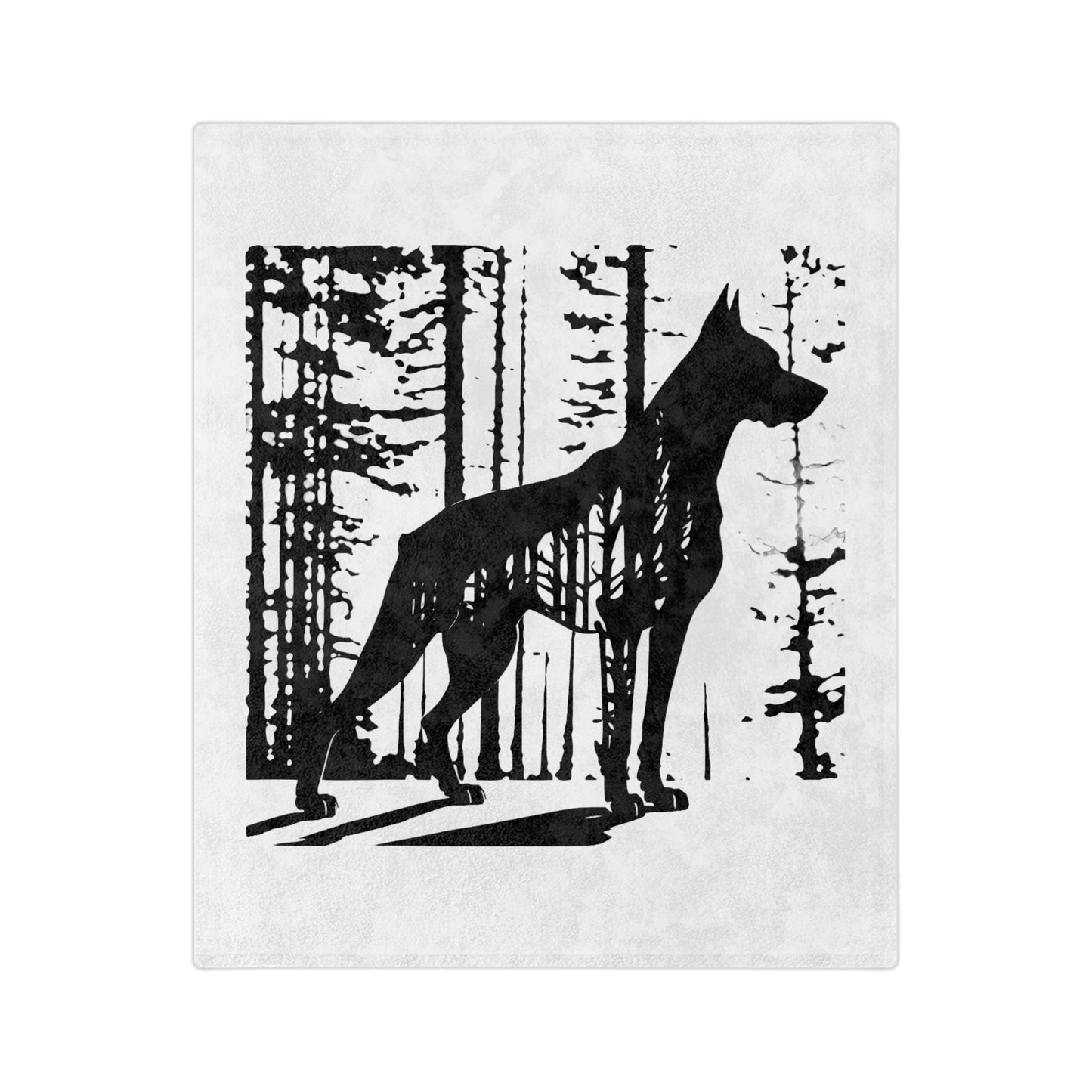 Guardian Of The Forest Velveteen Microfiber Blanket
