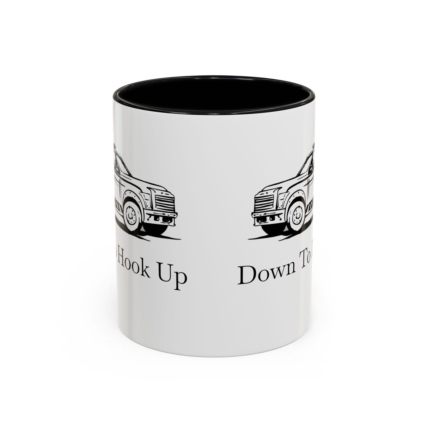 Down To Hook Up 2-Tone Coffee Mug