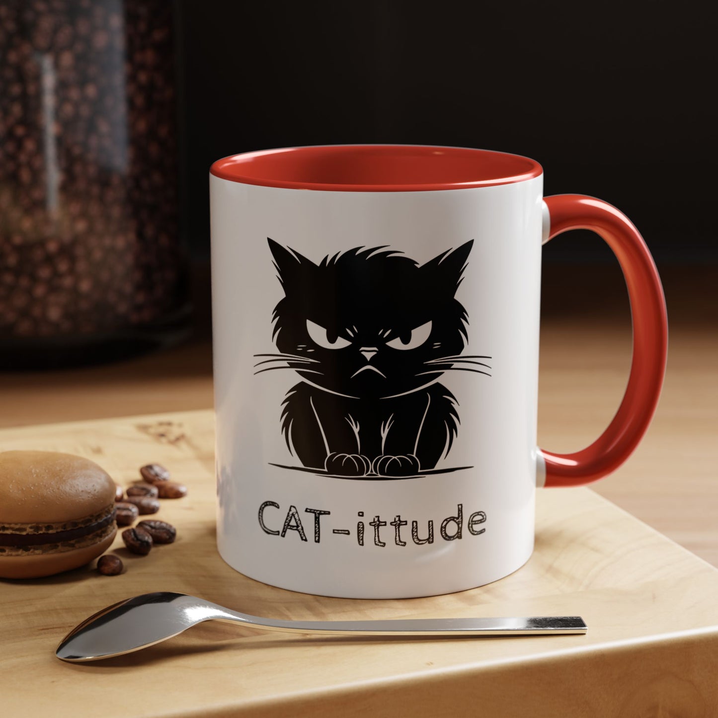 CAT-ittude 2-Tone Coffee Mug