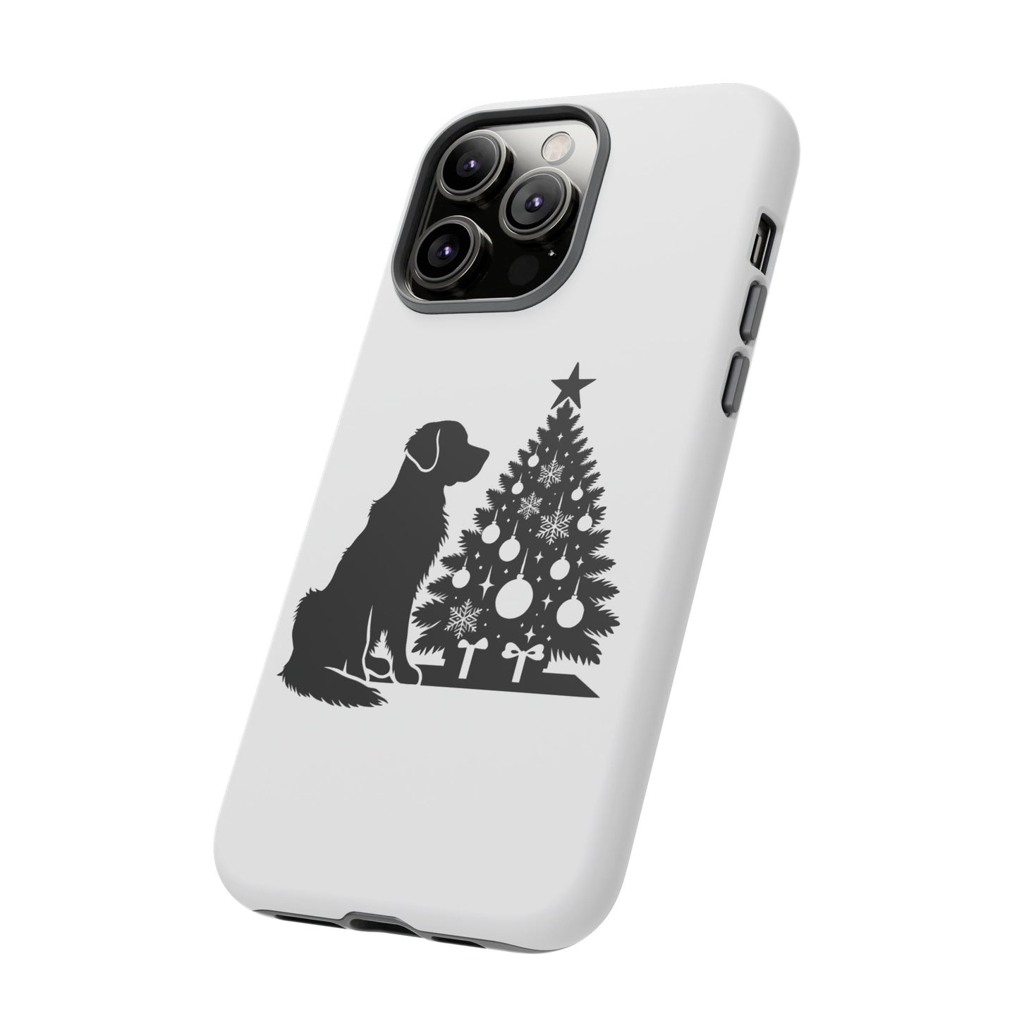 Golden Christmas Tree iPhone Case