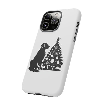 Golden Christmas Tree iPhone Case