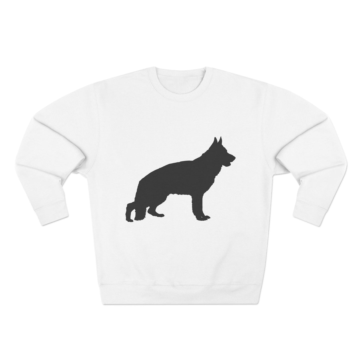 German Shepherd Silhouette Unisex Crewneck Sweatshirt