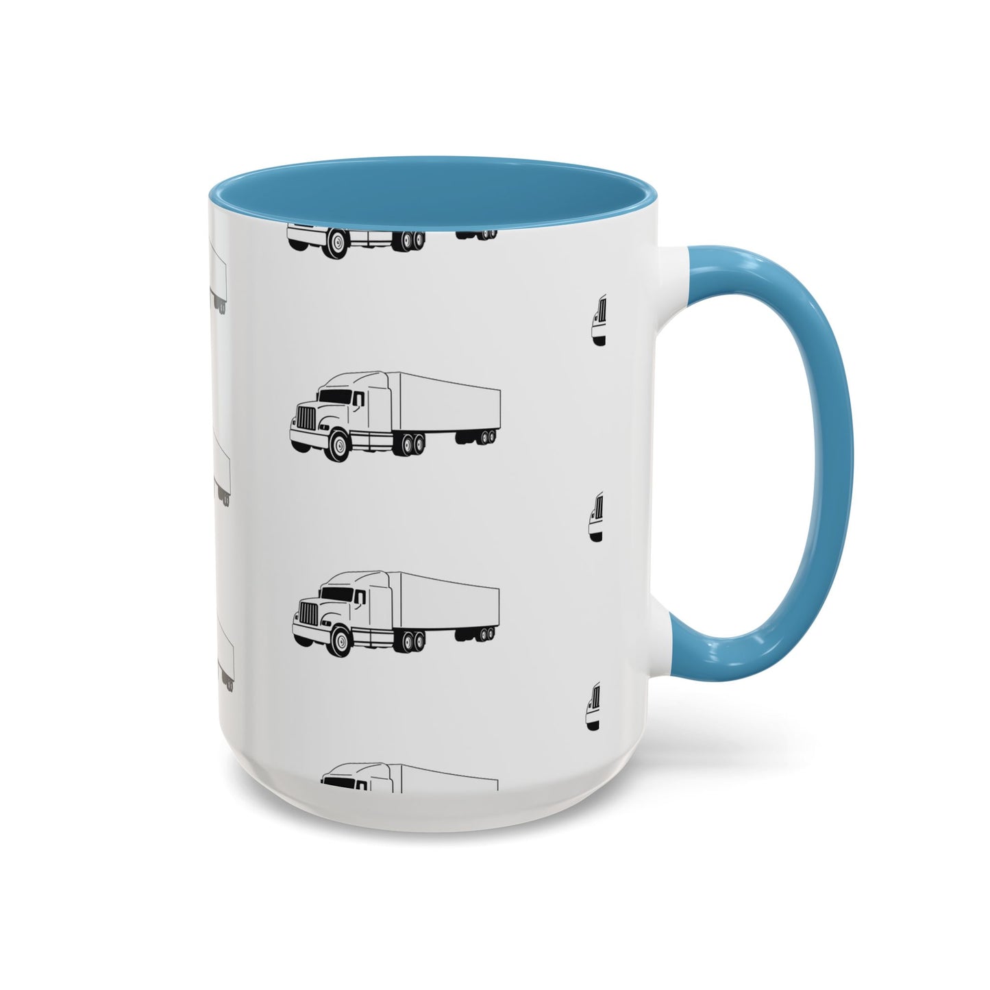 Semi Truck 2-Tone Coffee Mug