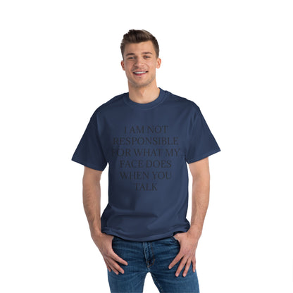 When You Talk Men's Short-Sleeve Crewneck Tee