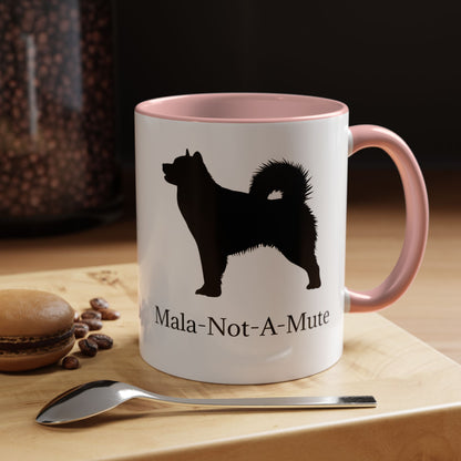 Mala-Not-A-Mute 2-Tone Coffee Mug