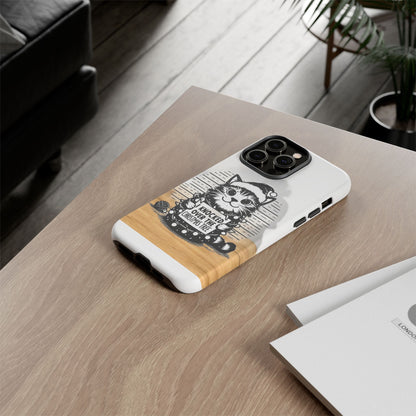 Naughty Cat iPhone Case