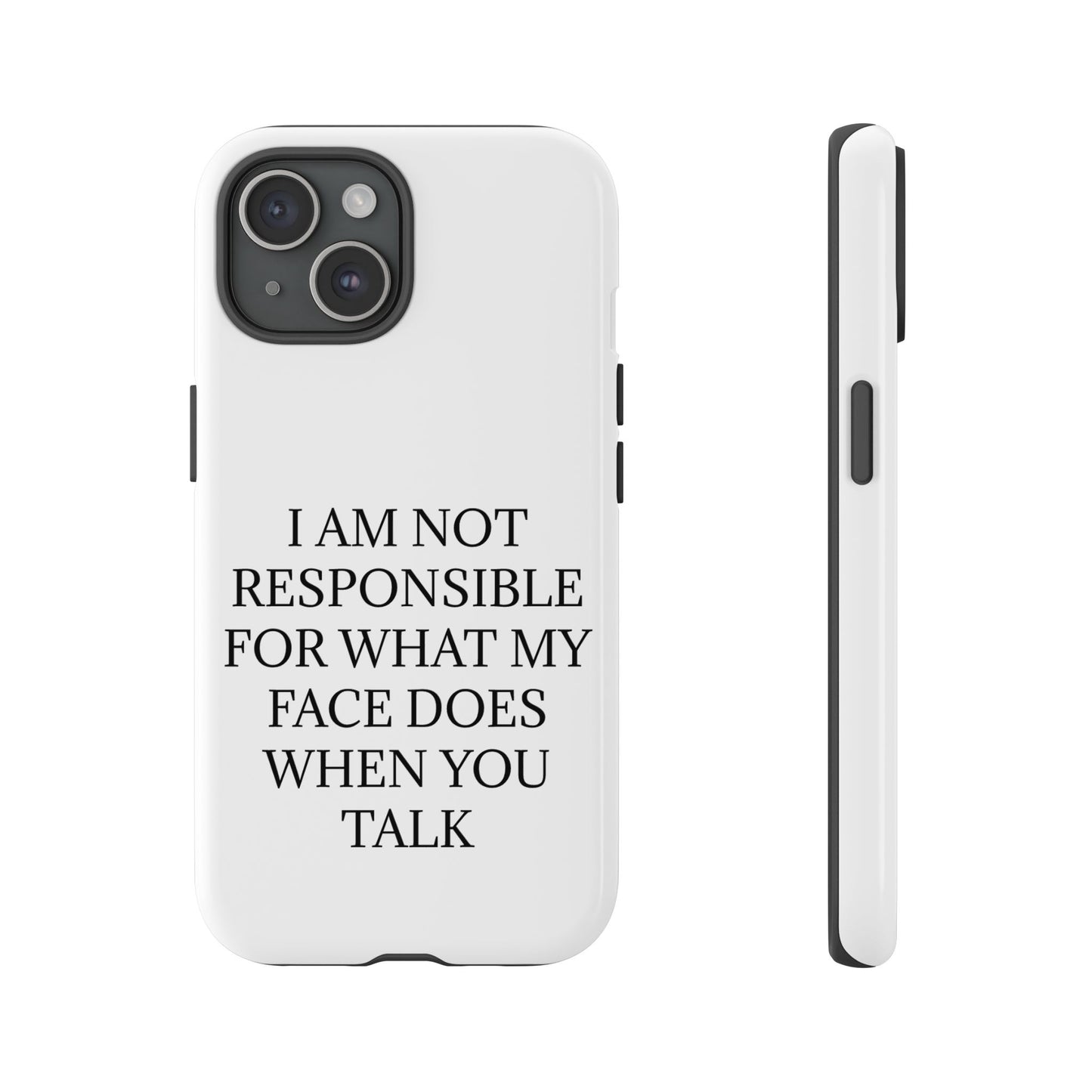 When You Talk iPhone Case