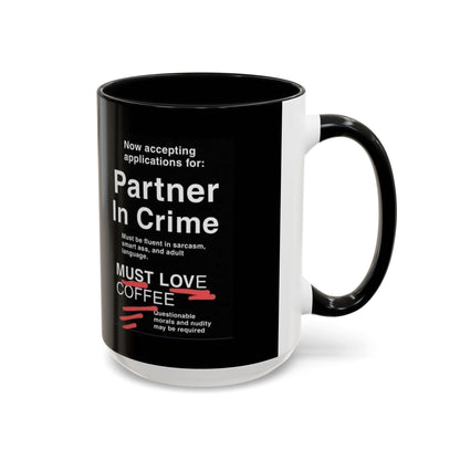 Partner In Crime 2-Tone Coffee Mug