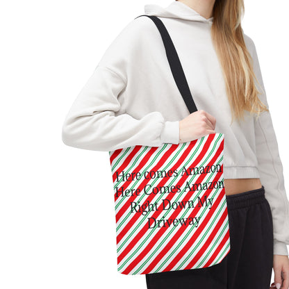 Here Comes Amazon Tote Bag