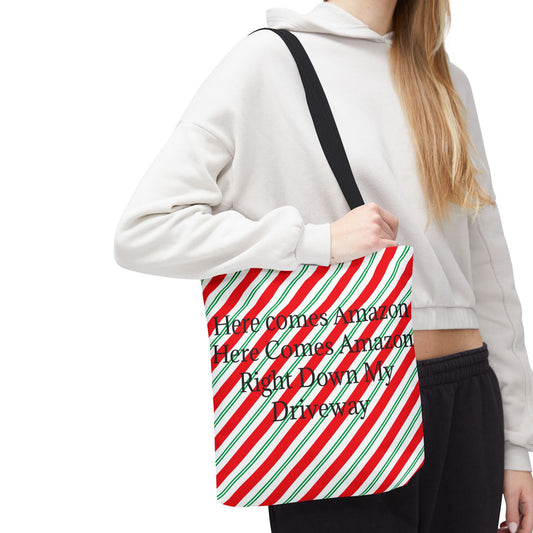 Here Comes Amazon Tote Bag
