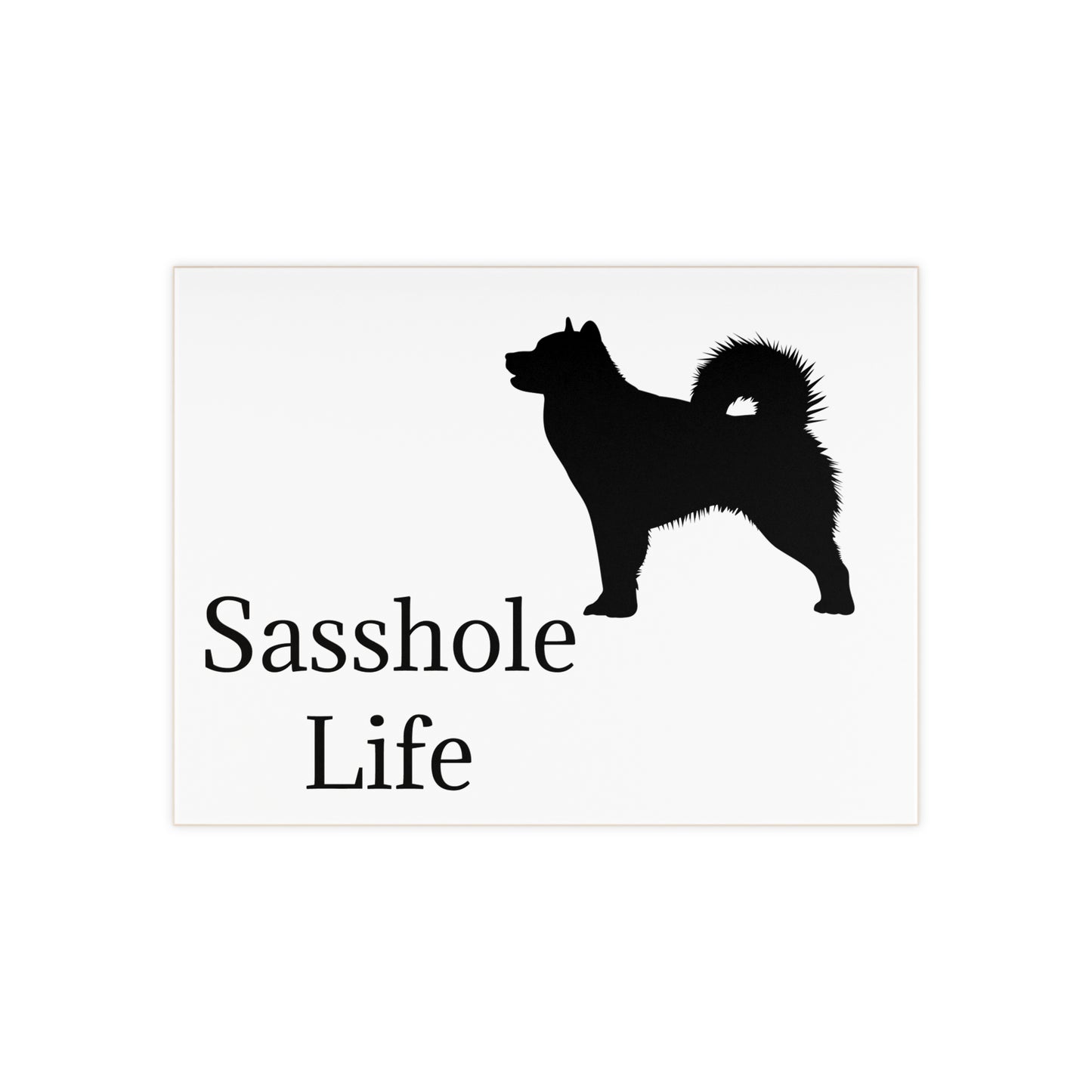 Sasshole Life Ceramic Photo Tile