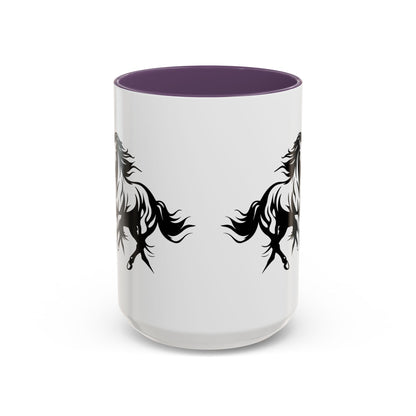 Horsin' Around 2-Tone Coffee Mug