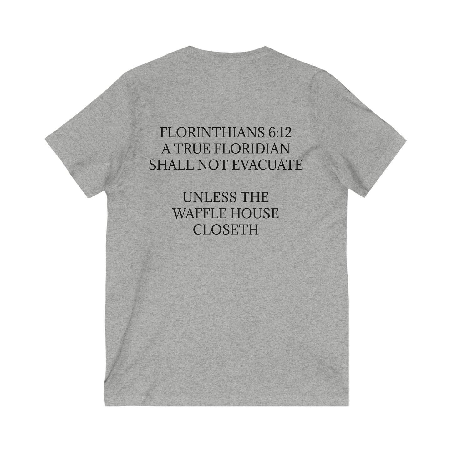 Florinthians 6:12 Unisex Short Sleeve V-Neck Tee