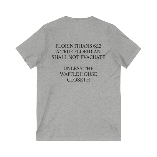 Florinthians 6:12 Unisex Short Sleeve V-Neck Tee