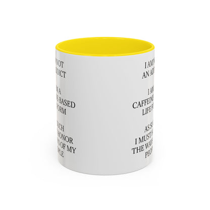 Not An Addict 2-Tone Coffee Mug