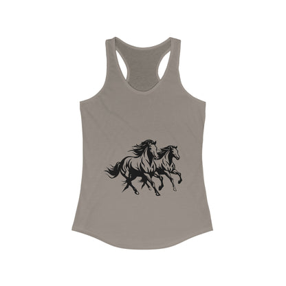 Horsin' Around Women's Racerback Tank