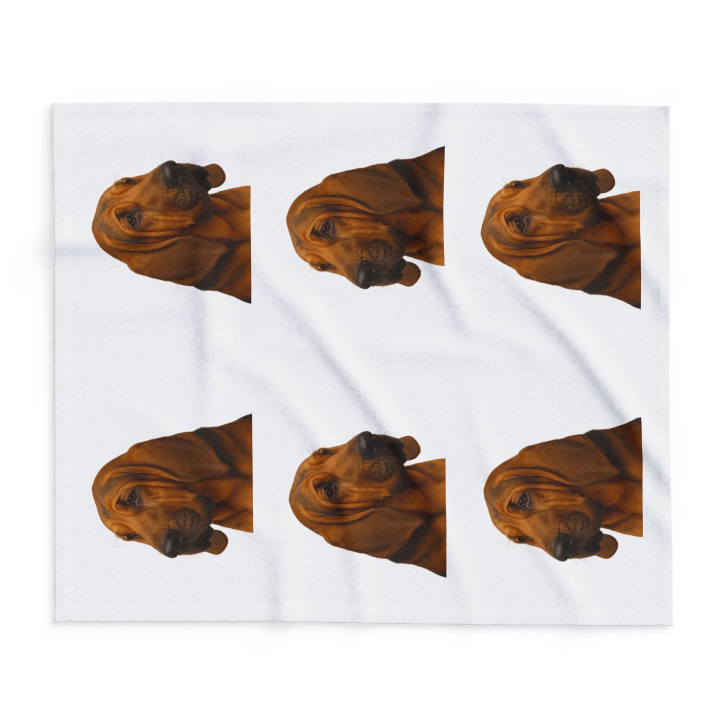 Bloodhound Head Arctic Fleece Blanket