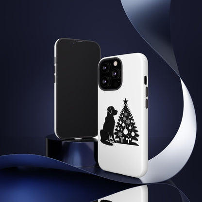 Golden Christmas Tree iPhone Case