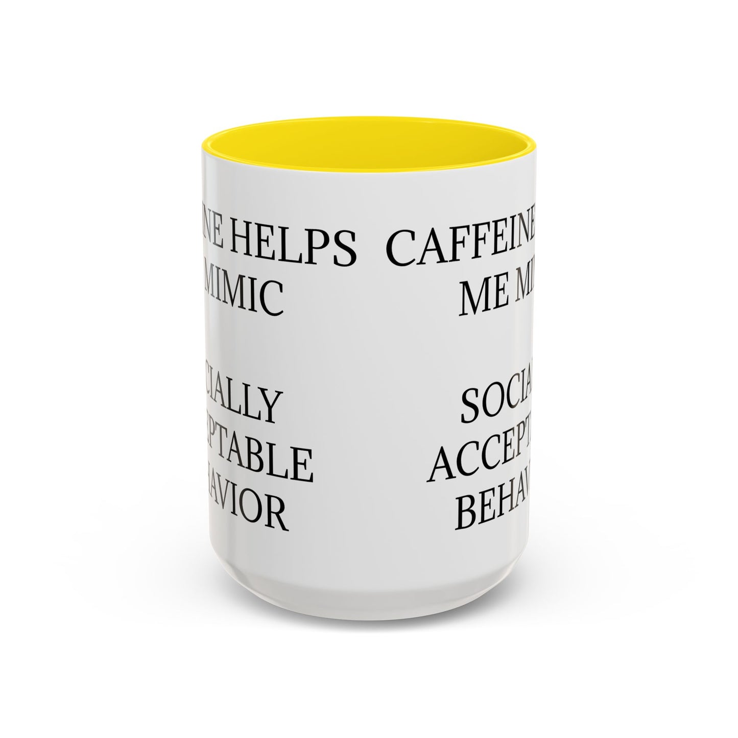 Socially Acceptable 2-Tone Coffee Mug