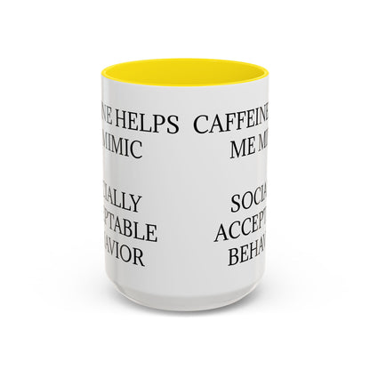Socially Acceptable 2-Tone Coffee Mug