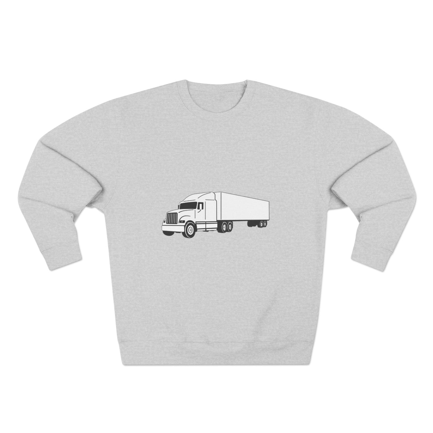 Semi Truck Unisex Crewneck Sweatshirt