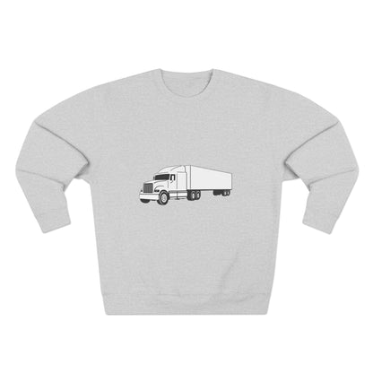 Semi Truck Unisex Crewneck Sweatshirt