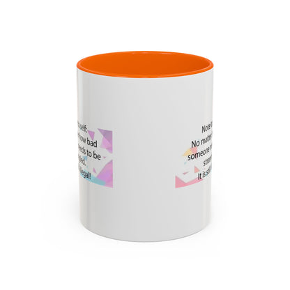Note To Self 2-Tone Coffee Mug