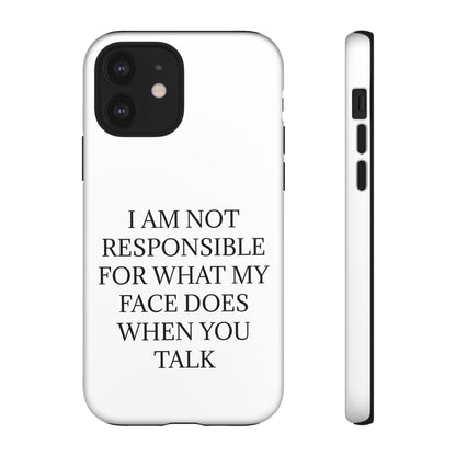 When You Talk iPhone Case
