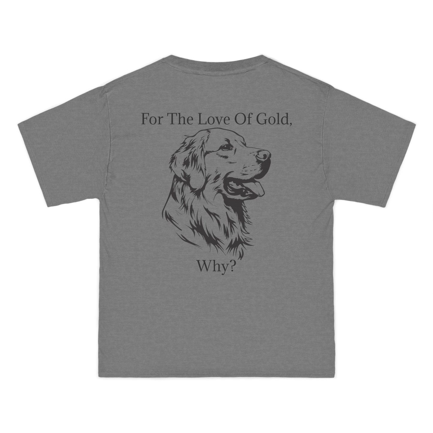 For The Love Of Gold Men's Short-Sleeve Crewneck Tee