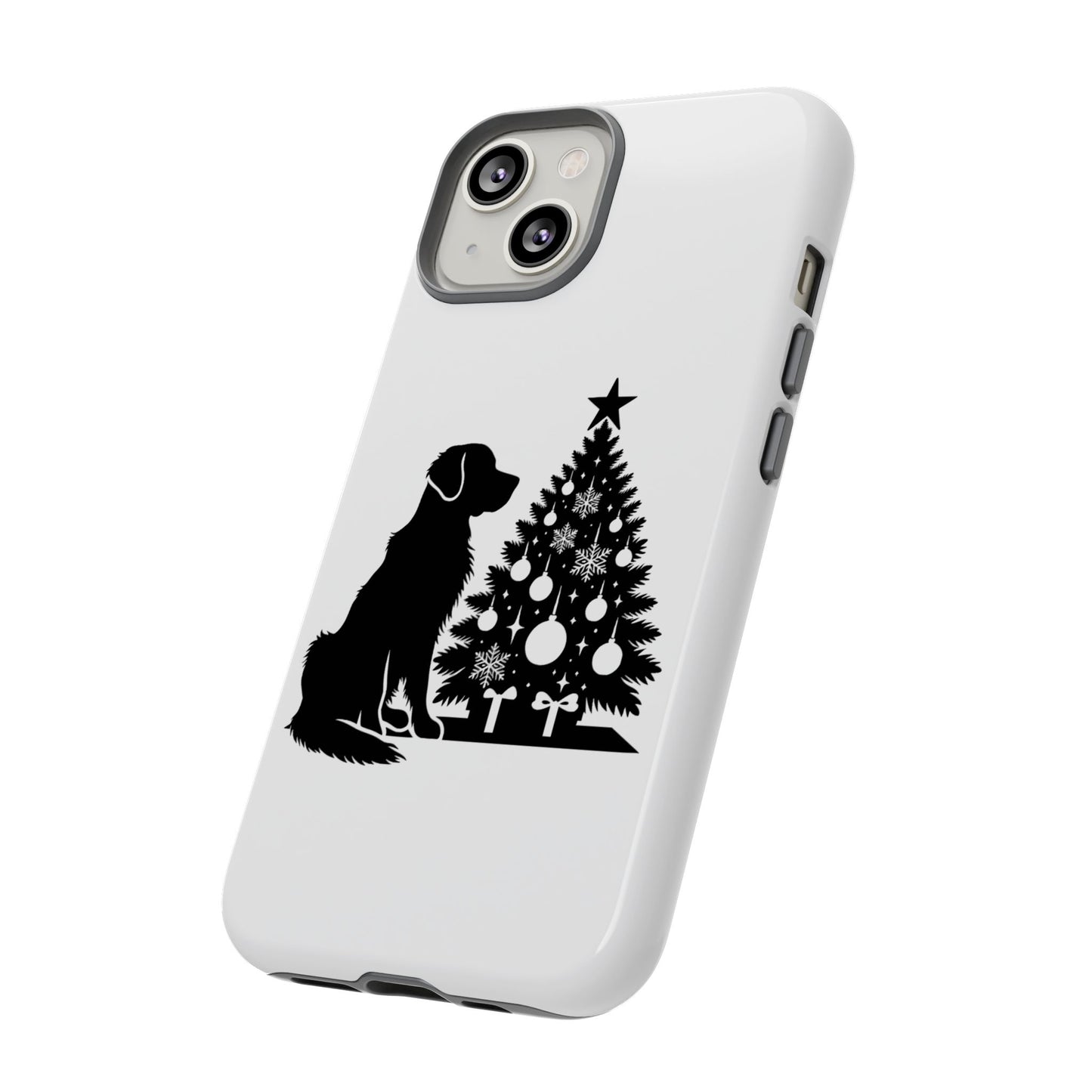 Golden Christmas Tree iPhone Case