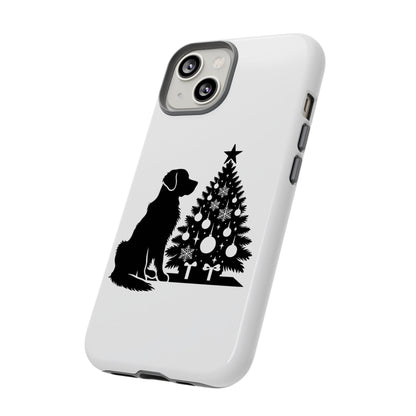 Golden Christmas Tree iPhone Case